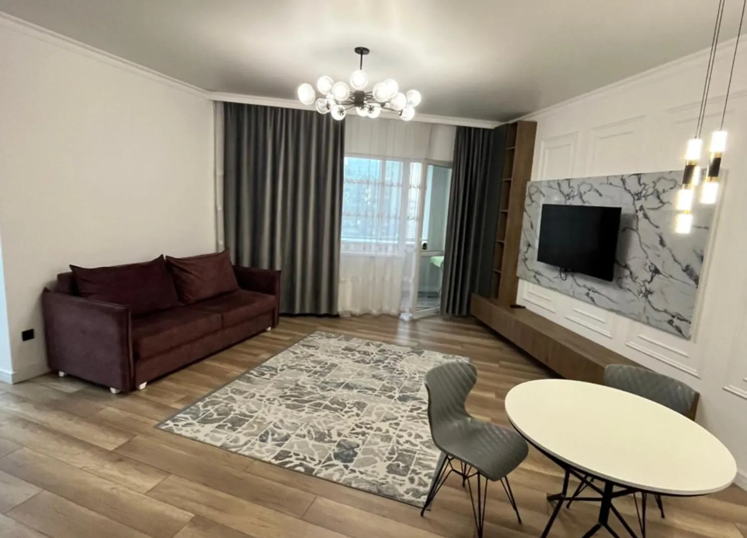 Apartment Стильная Квартира В Жк Нурлы Тау Almaty